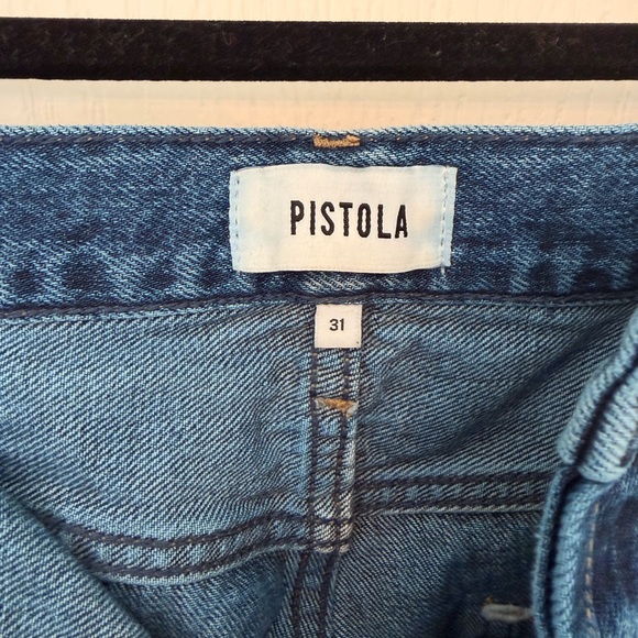 Pistola Dark Blue Ryder Wide Leg Jean - Picture 6 of 6